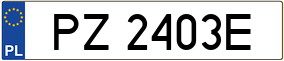 Truck License Plate